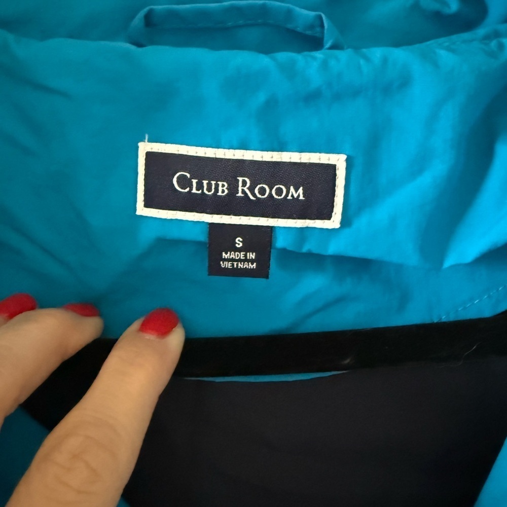 Club Room color block pull over windbreaker jacket • Men’s small - Picture 5 of 9